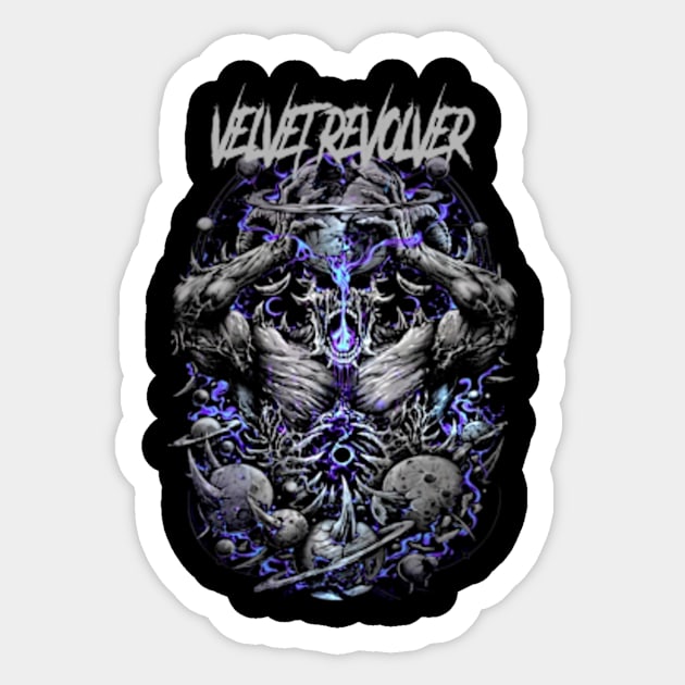 VELVET REVOLVER BAND MERCHANDISE Sticker by Rons Frogss